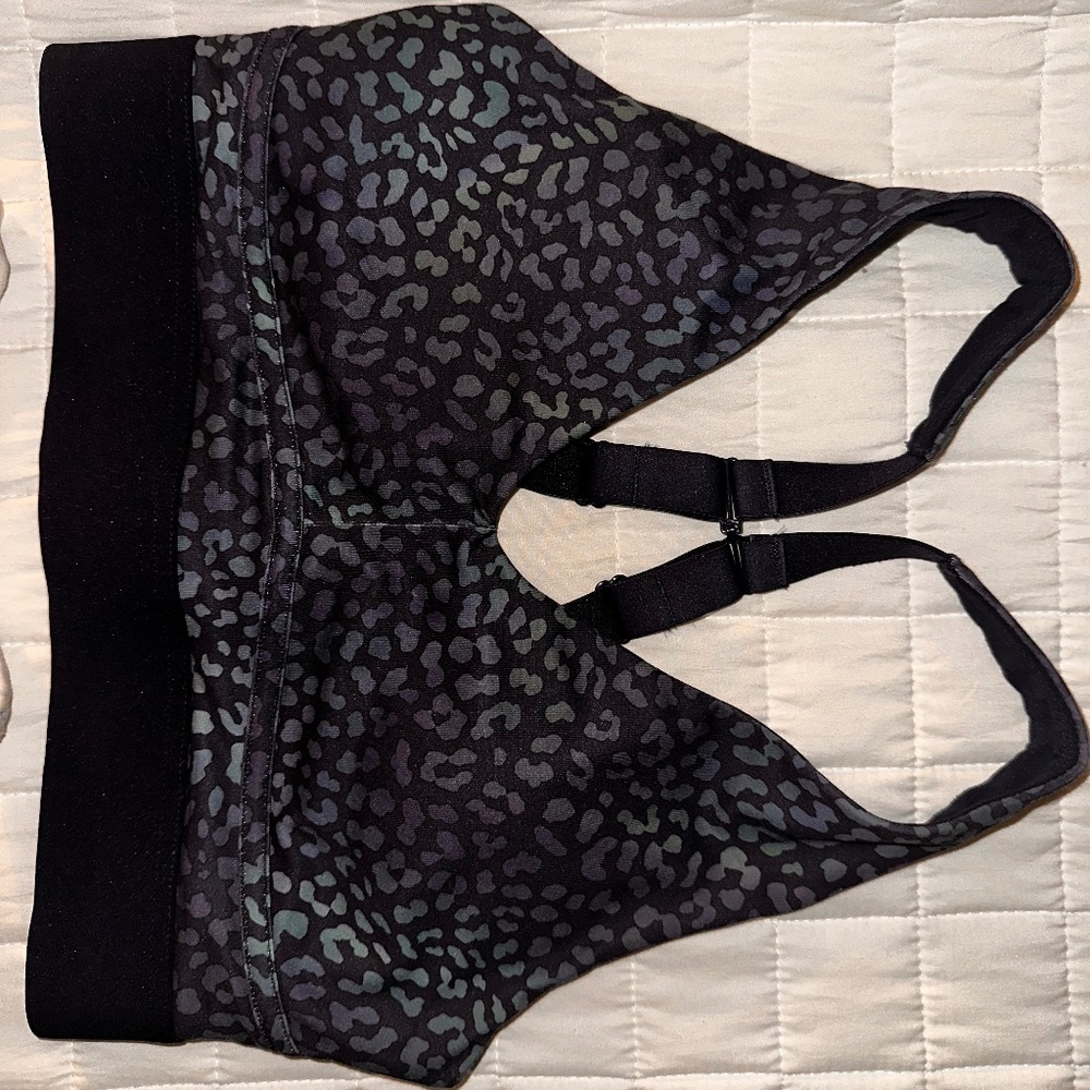 Fabletics Sportsbra -Navy & Animal Print
